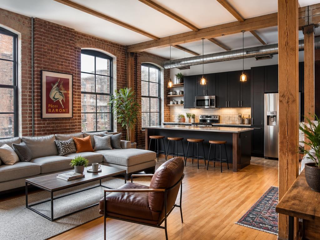 Loft iluminado no centro histórico